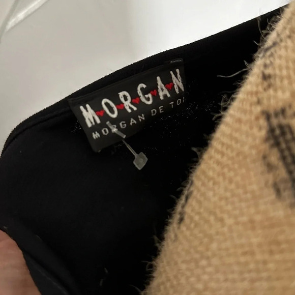 ๐ MORGAN De Toi ๐ Made in France Black Long Koskas Dress FR10 - Picture 5 of 7